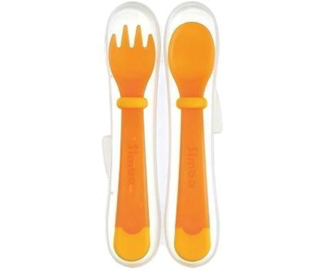 Simba Thermochromic Spoon & Fork Set