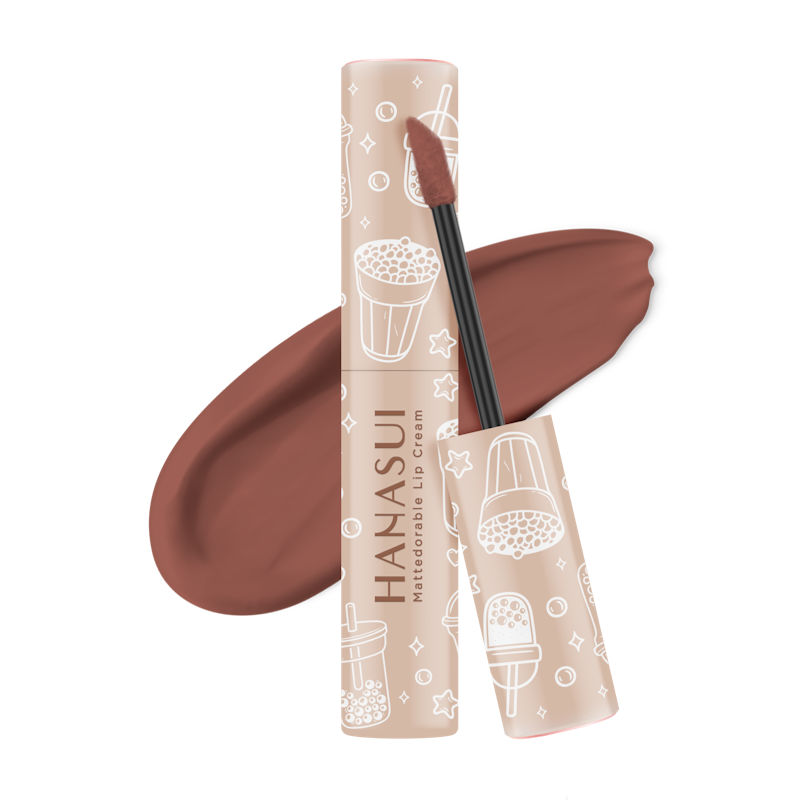 Mattedorable Lip Cream Boba (02 Brown Sugar) 1