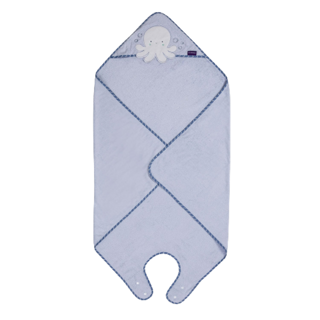 ClevaMama Bamboo Apron Baby Bath Towel 