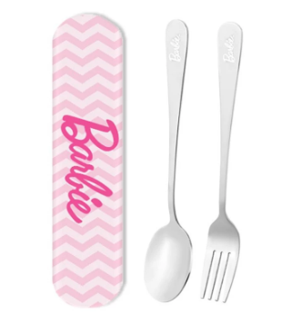 Miniso X Barbie Series Sendok Garpu Set 