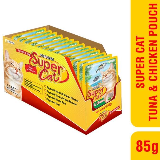 Supercat Pouch 85 Gr Isi 12 Pcs 2