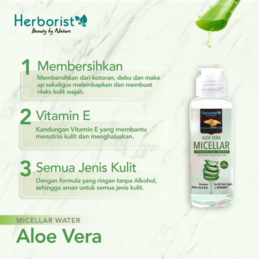 Victoria Care Indonesia Herborist Aloe Vera Micellar Water