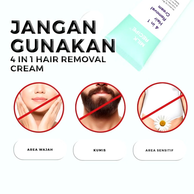 Milk Recipe 4-in-1 Hair Removal Cream 4