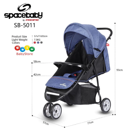Spacebaby Stroller 3