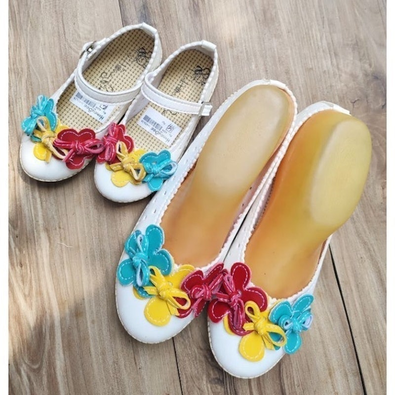 Sepatu Couple Ibu dan Anak Flower 4