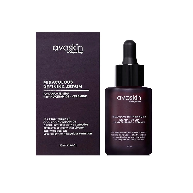 Avoskin ｜ Miraculous Refining Serum 10% AHA + 3 BHA + 2% Niacinamide + Ceramide