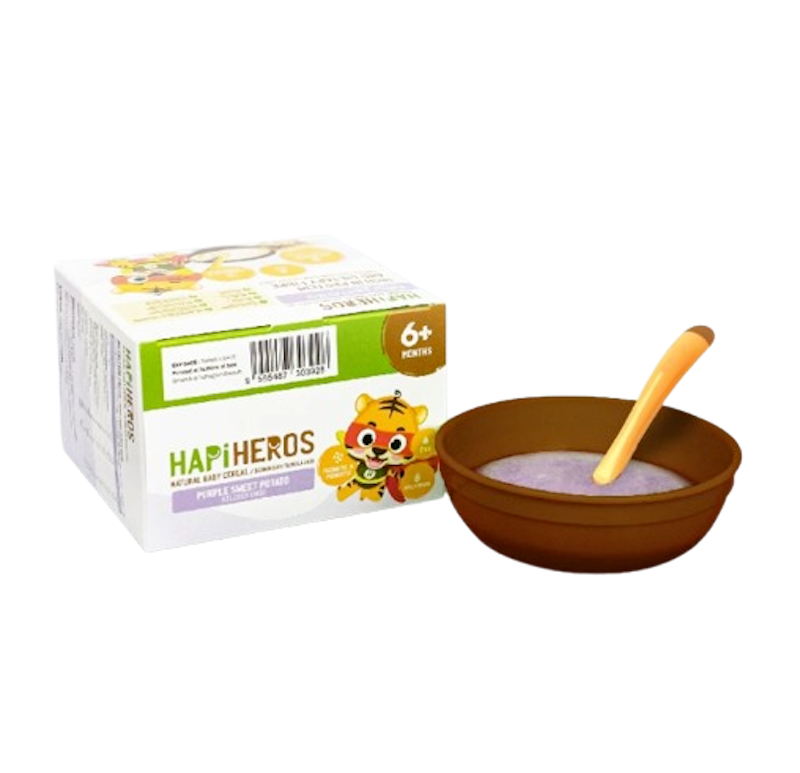 HAPIHEROS Natural Baby Cereal Purple Sweet Potato 1