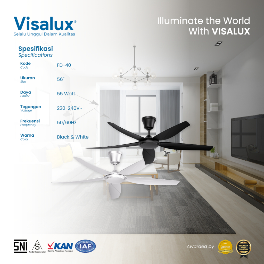  Visalux Velion Ceiling Fan  FD-40 