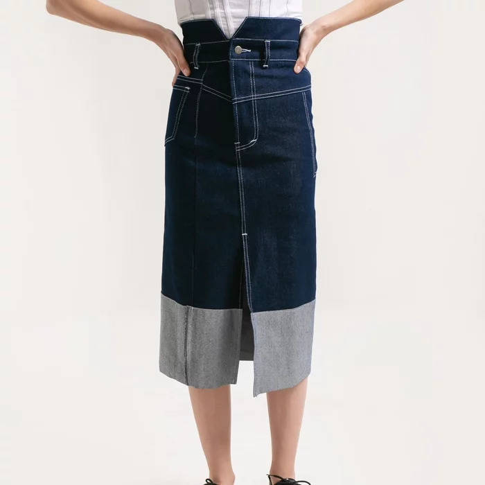 Irene Highwaist Skirt Denim 3