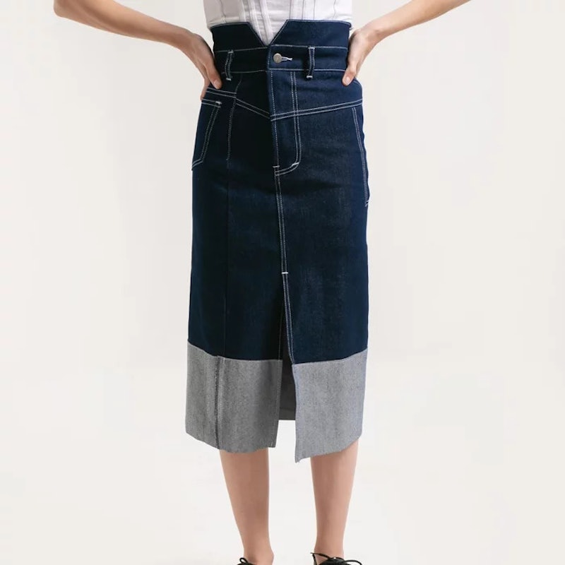 Irene Highwaist Skirt Denim 3
