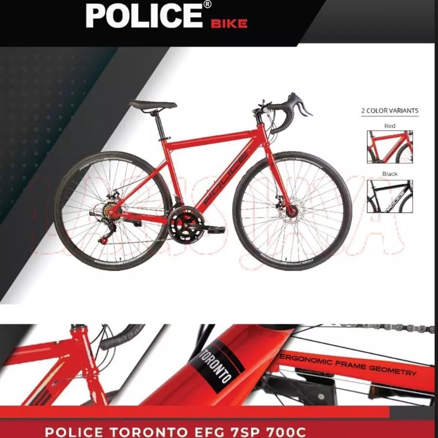 Roda Maju Bahagia Police Toronto EFG 7 Speed 700C