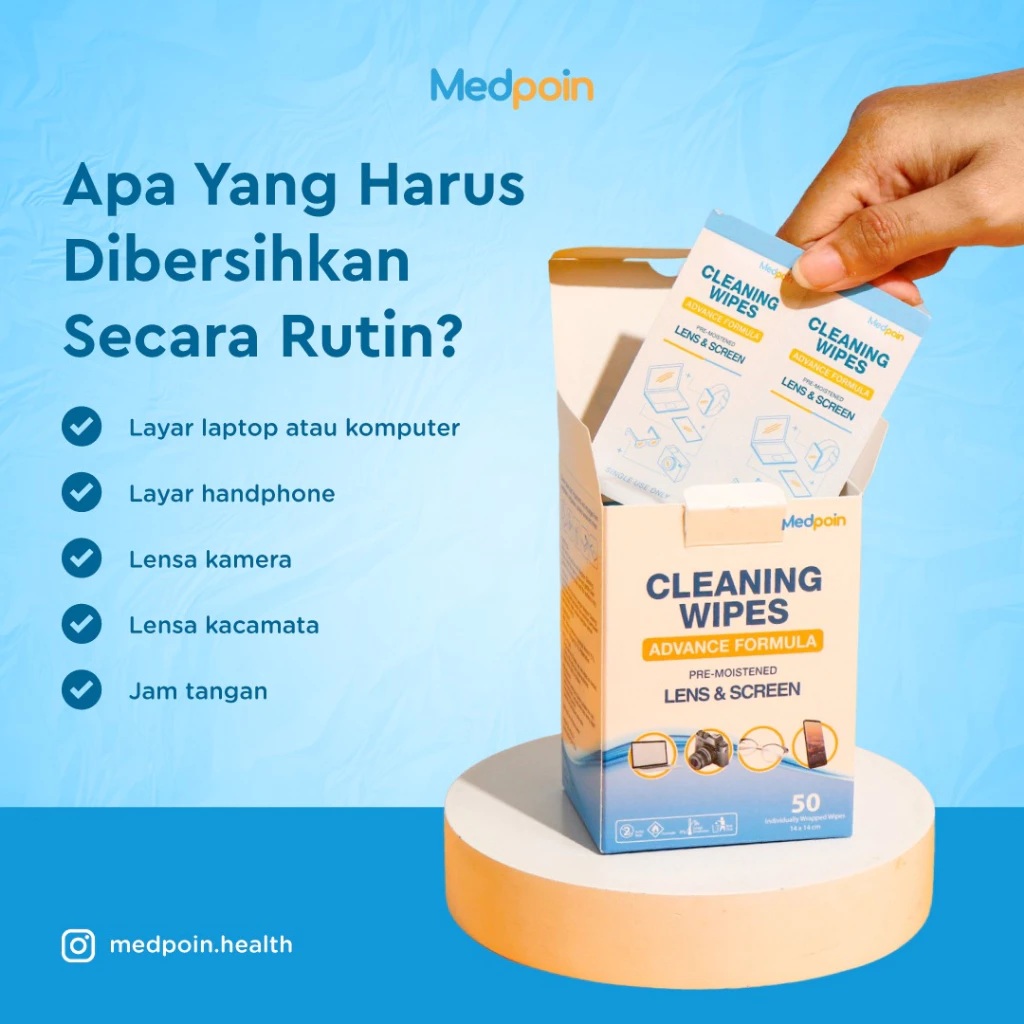 Medpoin Medpoin Cleaning Wipes Pre-Moistened Lens & Screen