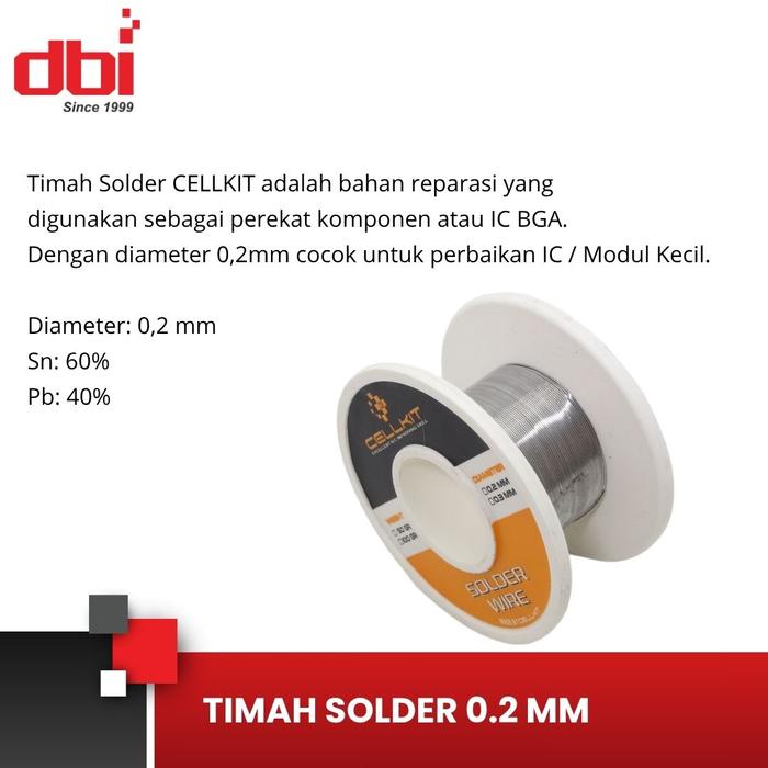 CELLKIT Solder Wire 0.2 mm
