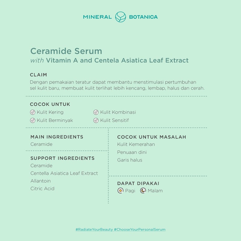 Ceramide Serum with Vitamin A and Centella asiatica Leaf Extract 4