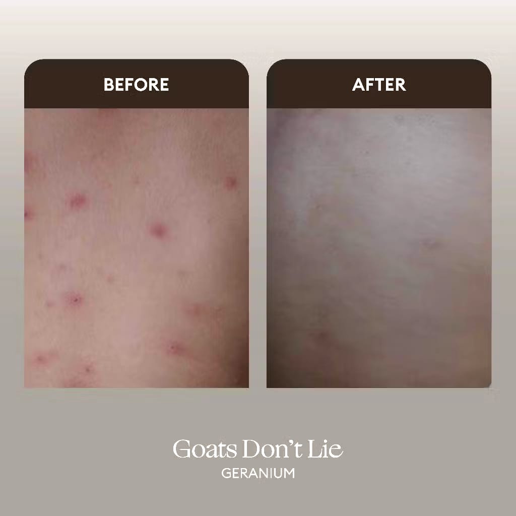 Mitra Kreasi Natural THE BATH BOX® Goats Don't Lie Geranium Liquid Soap