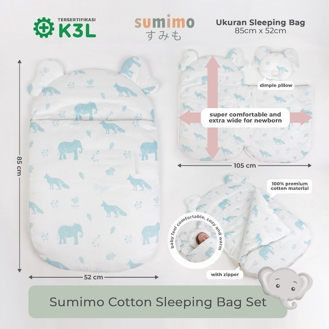 Sumimo Cotton Sleeping Bag Set