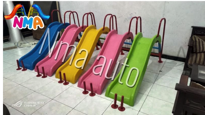  Perosotan Anak Fiber Premium 1,7m Fullset Tangga