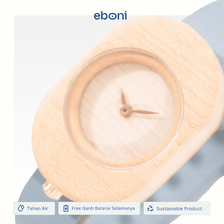 Eboni Sri Gemahloji Eboni Jam Tangan Kayu Pandora Maple Series