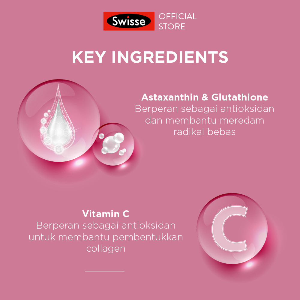 Vitex Pharmaceutical Swisse Ultiboost Astaxanthin Glutathione Complex