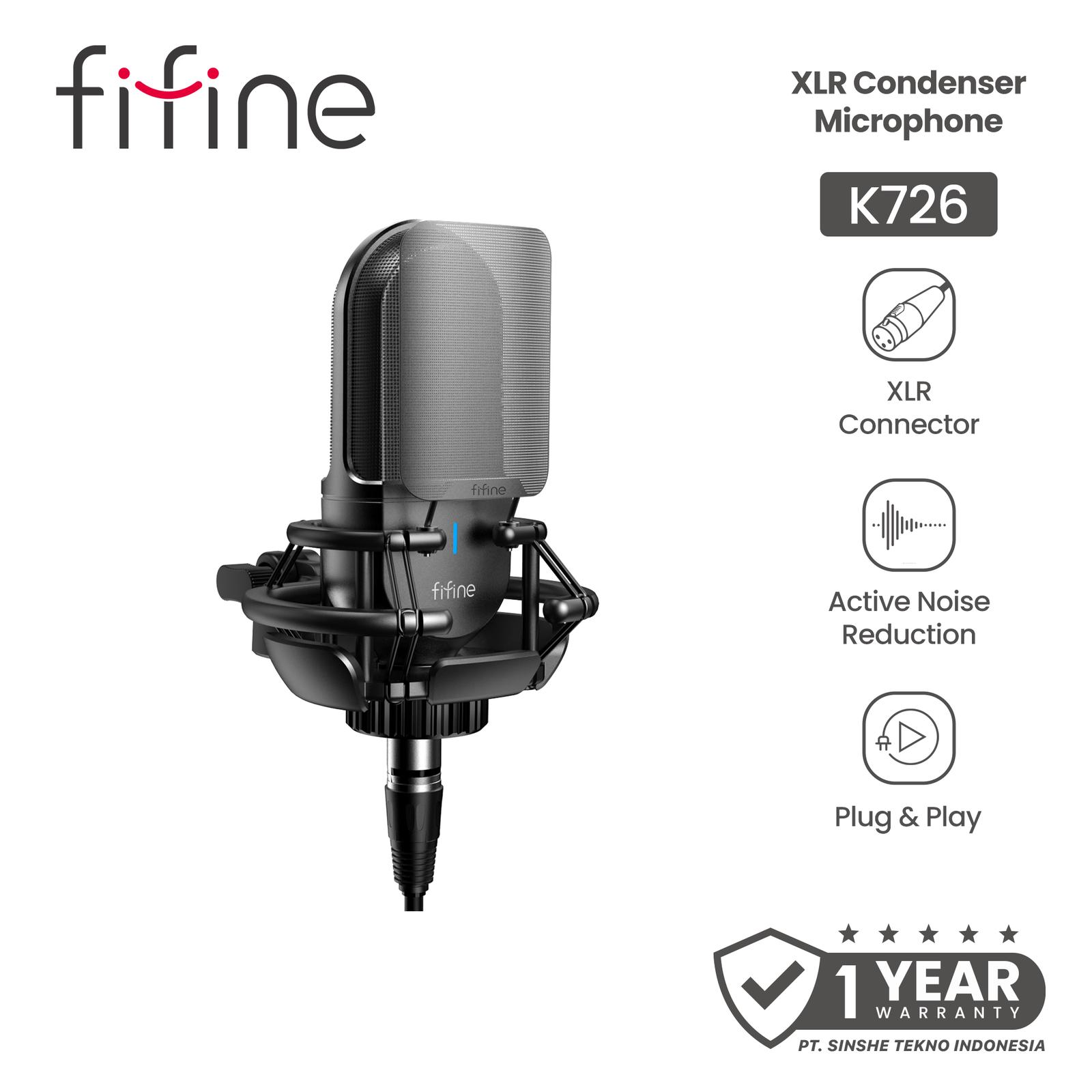Fifine XLR Condenser Microphone 5