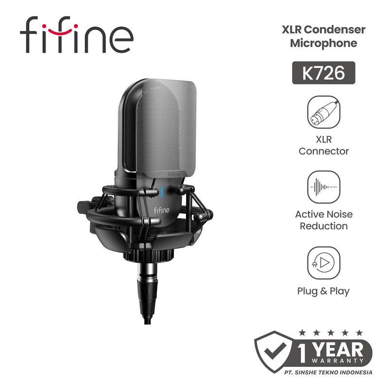Fifine XLR Condenser Microphone 5