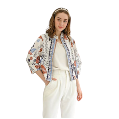Aria - Bomber Jaket Batik Wanita