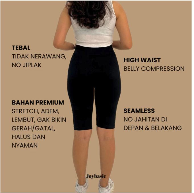 Joybasic Women's Short Legging Selutut 3