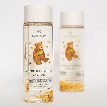 Kuntoem Calendula-Infused Baby Oil 4