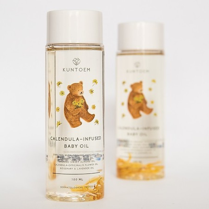 Kuntoem Calendula-Infused Baby Oil 4