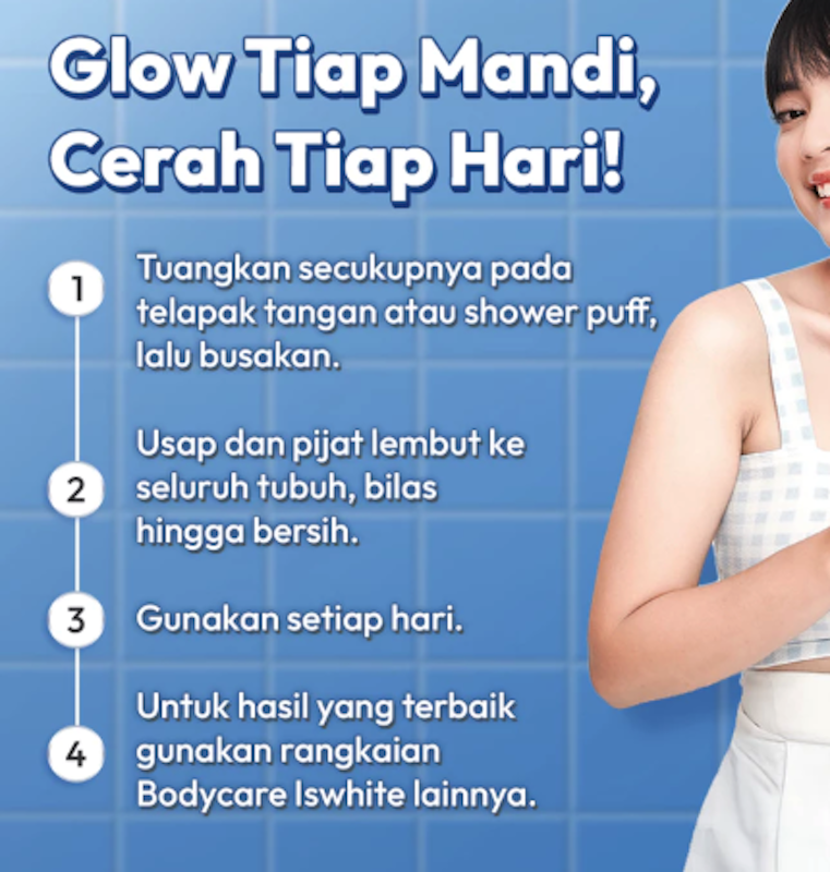 ISWHITE Brightening Body Wash 5