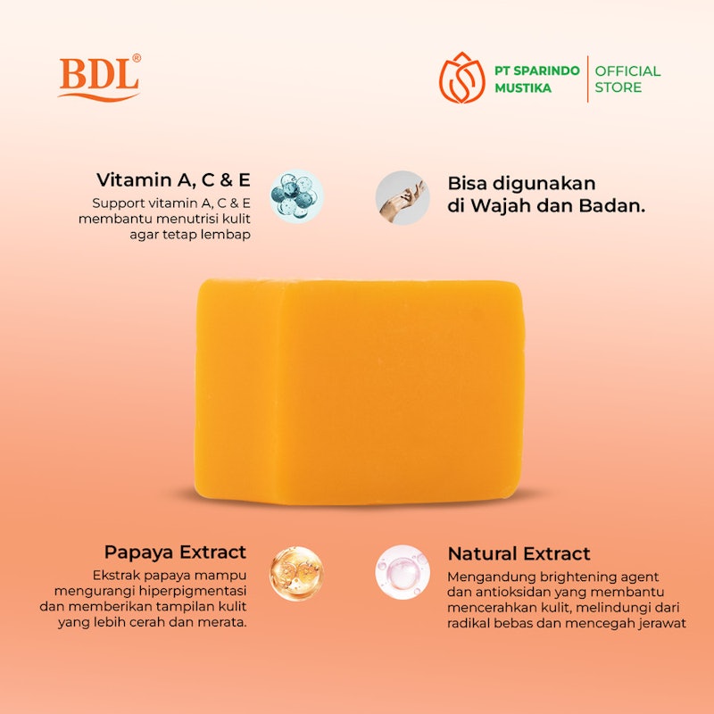 BDL Brightening Soap Papaya 3