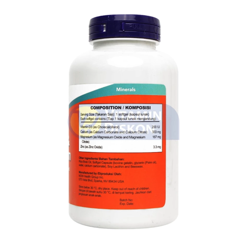 NOW® Calcium & Magnesium 3