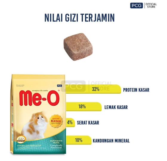 Perfect Companion Indonesia Me-O Dry Cat Food Kitten Persian 400 gram