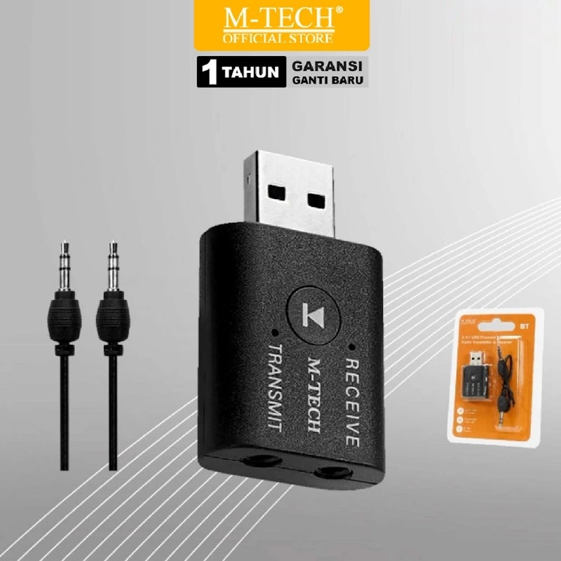 M-Tech 2 in 1 Bluetooth Audio Transmitter Receiver 3