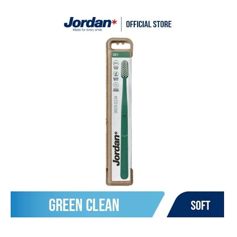 Jordan* Green Clean Toothbrush Soft 3