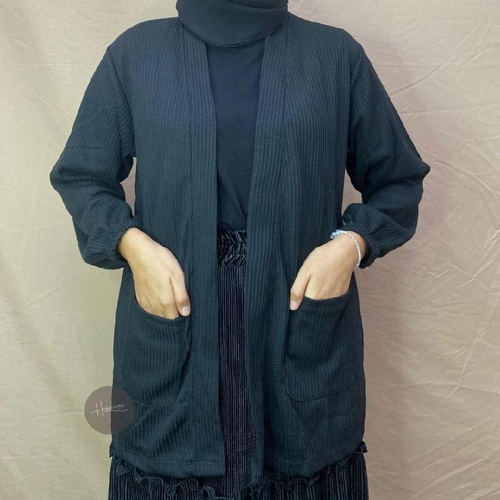  Haseena Cardigan Polos Ayra Outer Wafle