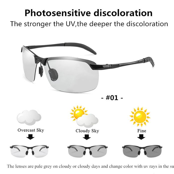 Bitzen Kacamata Photochromic Polarized  3
