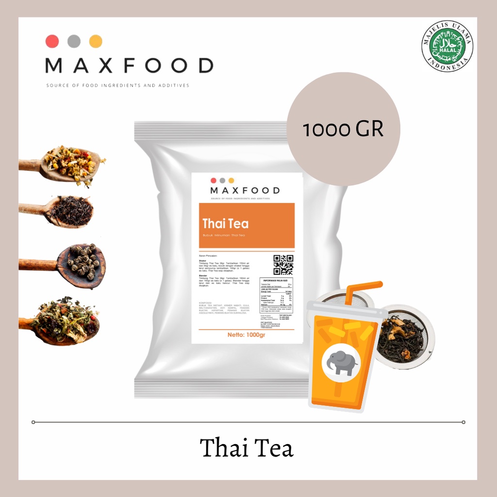 Sari Incofood  MAXFOOD Thai Tea 