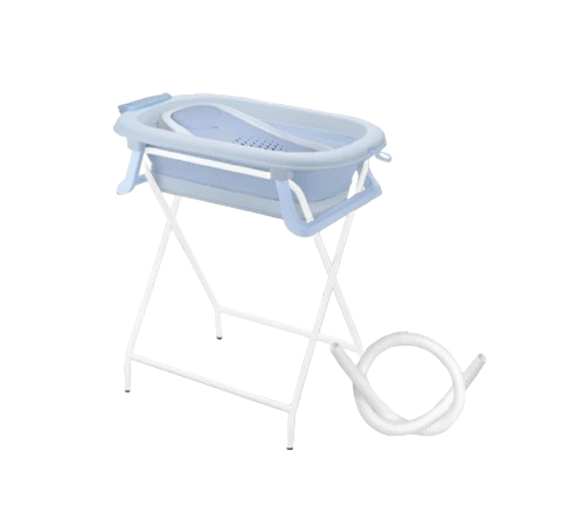 Sugar Baby Foldable & Standing Baby Bathtub with Digital Thermometer 1