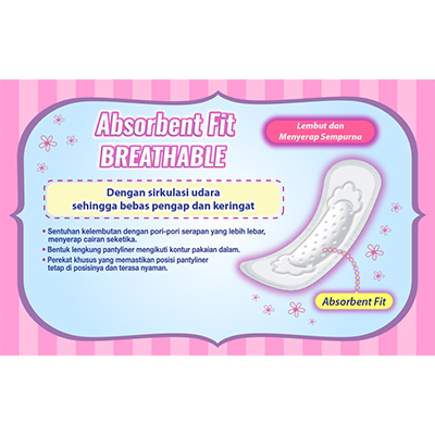 Unicharm Charm Pantyliner Long&Wide Absorbent Fit Breathable Non-Perfumed