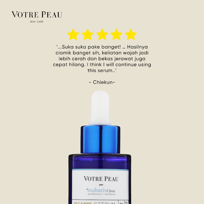 Votre Peau Vitamin C Serum Pour Maharis Clinic 3