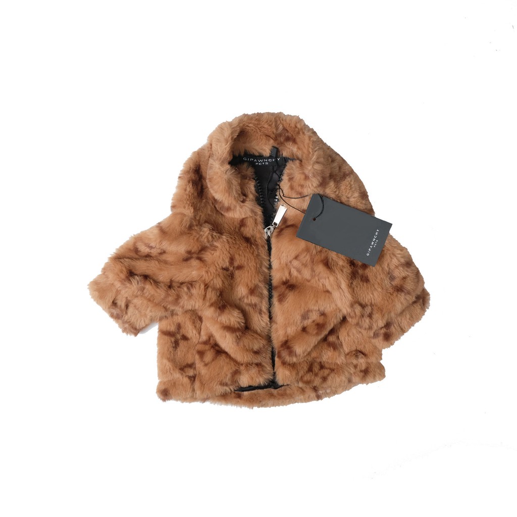 Gipawnchy Pets Louis Pawtton Fur Jacket 