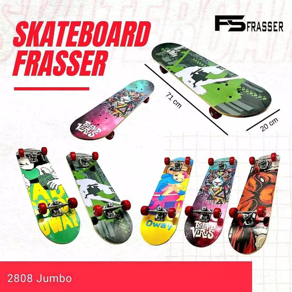  Frasser Skateboard Sand SKB 04 Jumbo 2808