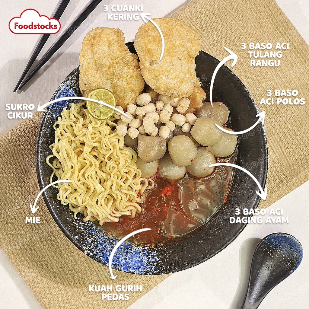 Soleh Berkah Niaga Baso Aci Teh Shanty Original