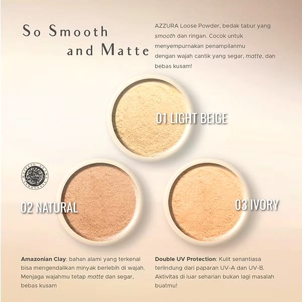 Lion Wings AZZURA Loose Powder Fresh Look