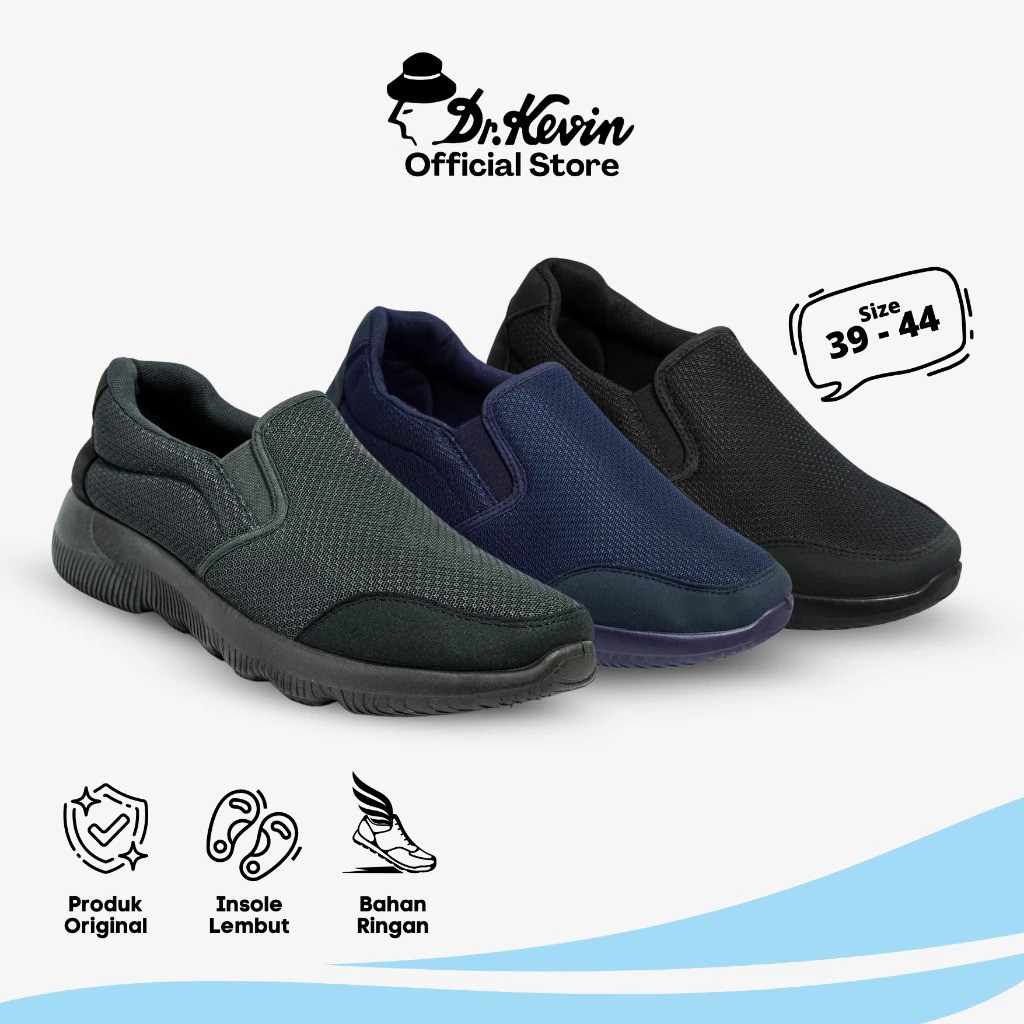 Dr. Kevin Sepatu Sport Kasual Sneaker Pria 2