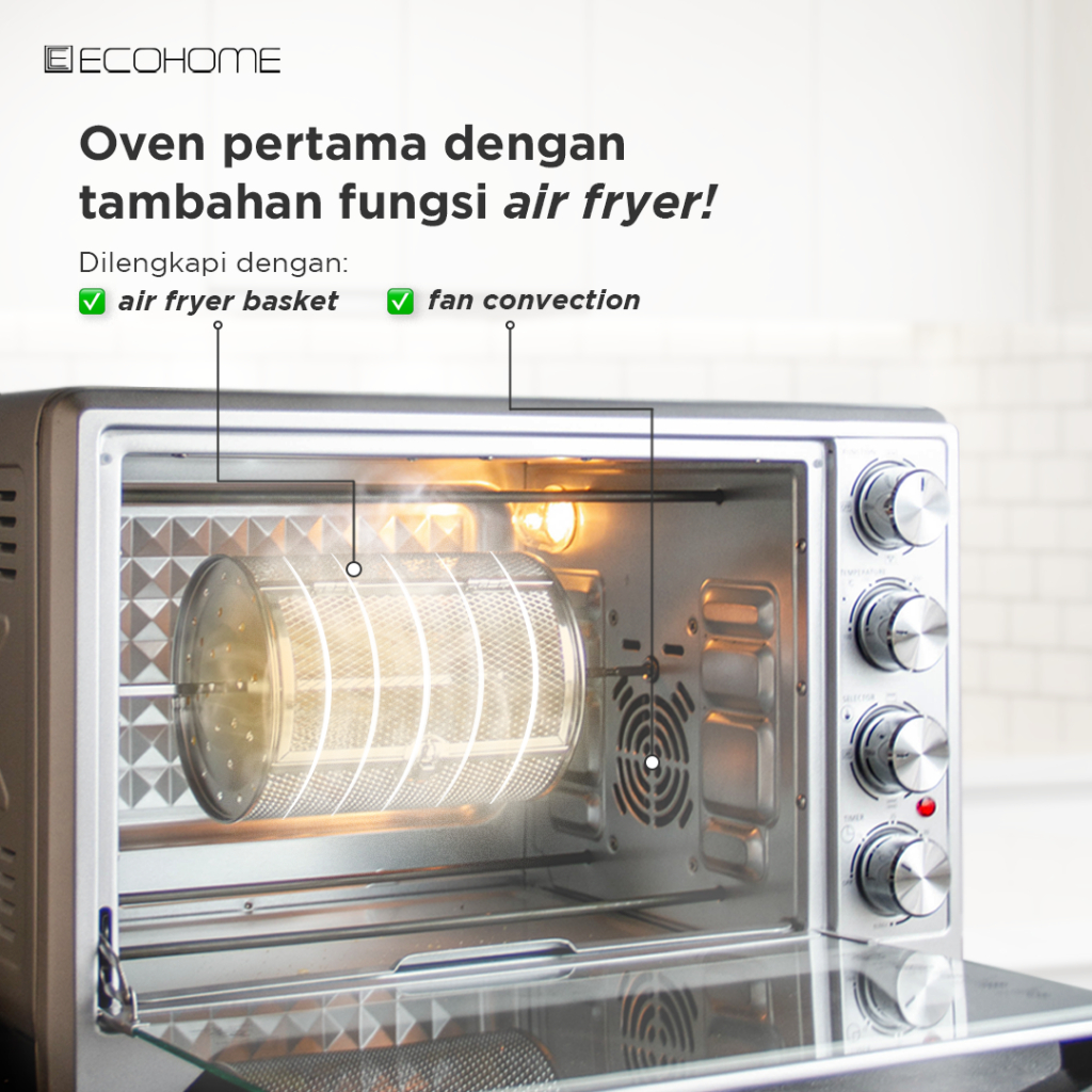 Ecohome International Indonesia ECOHOME Oven Platinum Series EOP888
