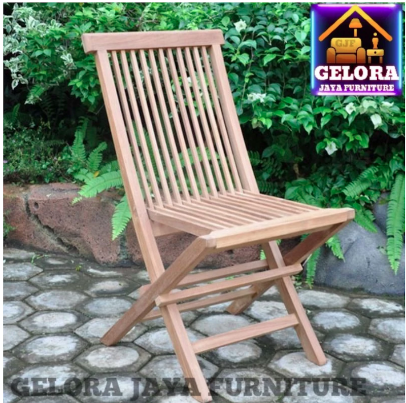 Gelora Jaya Furniture Kursi Lipat Kayu Jati 3