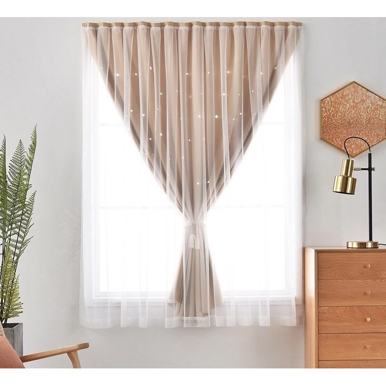  Gorden Jendela Magic Motif Bintang