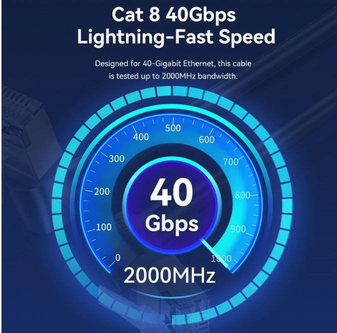 Sinshe Tekno Indonesia Vention CAT8 STP Ethernet Patch Cable